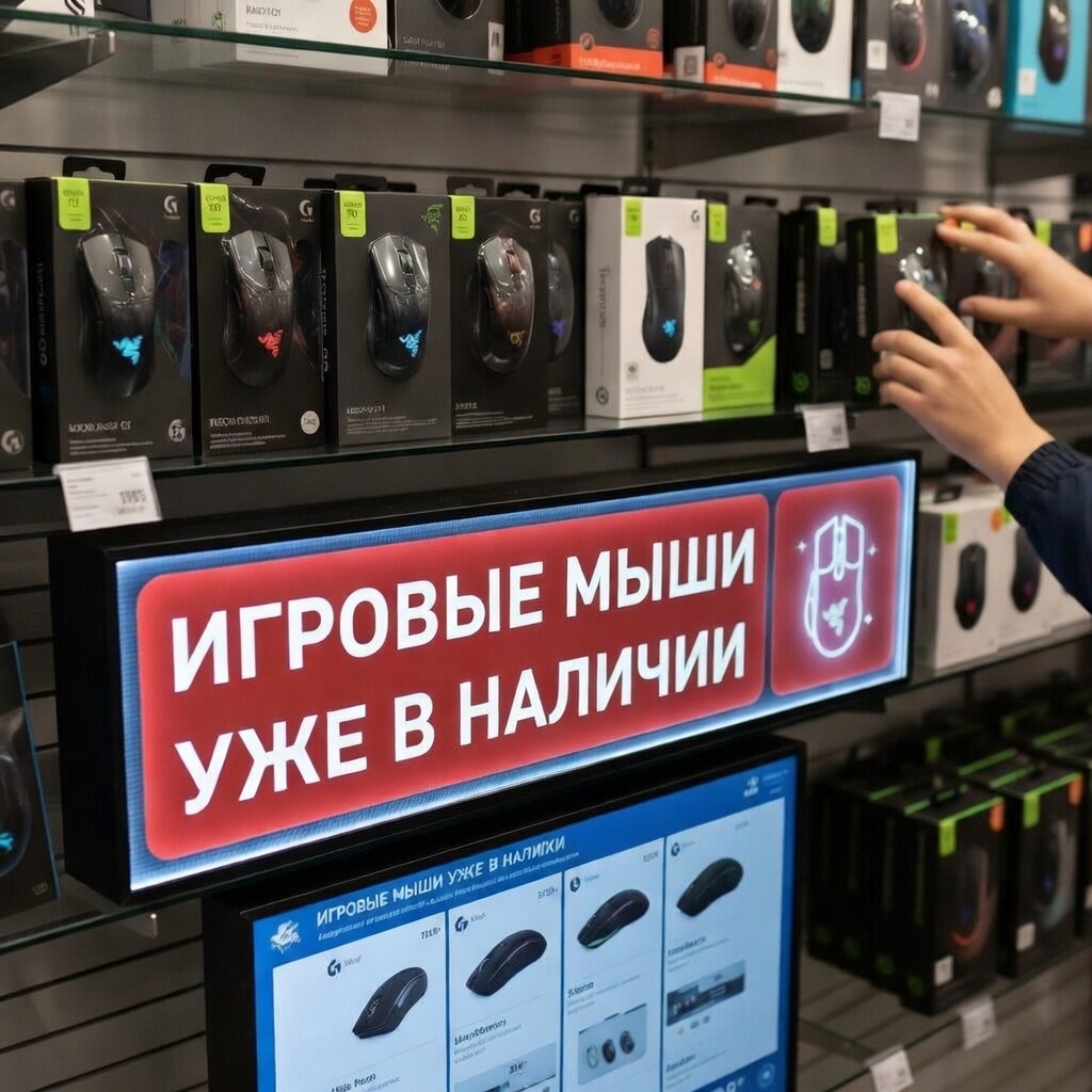 Игровые мыши в наличии